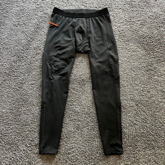 Under Armour HeatGear Compression Tights Pants Grey Mens Size Large - Picture 1 of 10